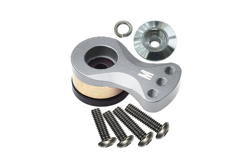 Aluminium 6061-T6 Hi-Torque Servo Saver For 25T Spline Output Shaft (M) - Silver 1