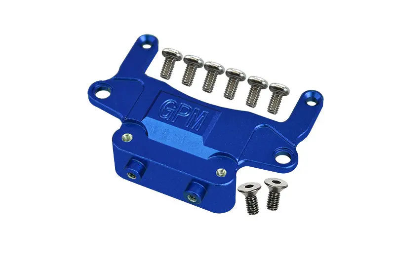 Aluminium 6061-T6 Rear Gear Box Lower Tray For Kyosho R/C Mini Z Awd - Blue 1