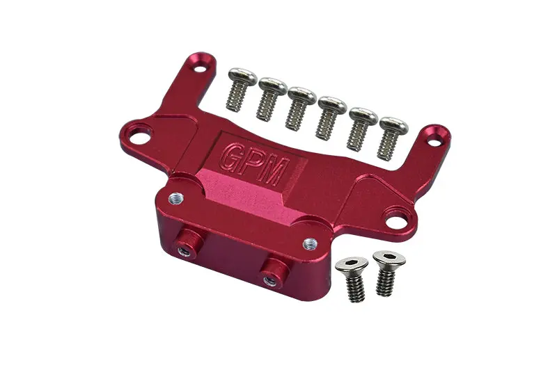 Aluminium 6061-T6 Rear Gear Box Lower Tray For Kyosho R/C Mini Z Awd - Red 1