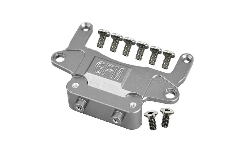 Aluminium 6061-T6 Rear Gear Box Lower Tray For Kyosho R/C Mini Z Awd - Silver 1