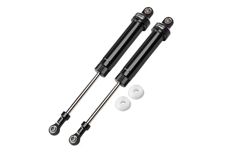 Aluminium 6061-T6 Rear Internal Dampers (140Mm) For Losi 1/10 Hammer Rey U4 Rock Racer-Los03030 Upgrades - Black 1
