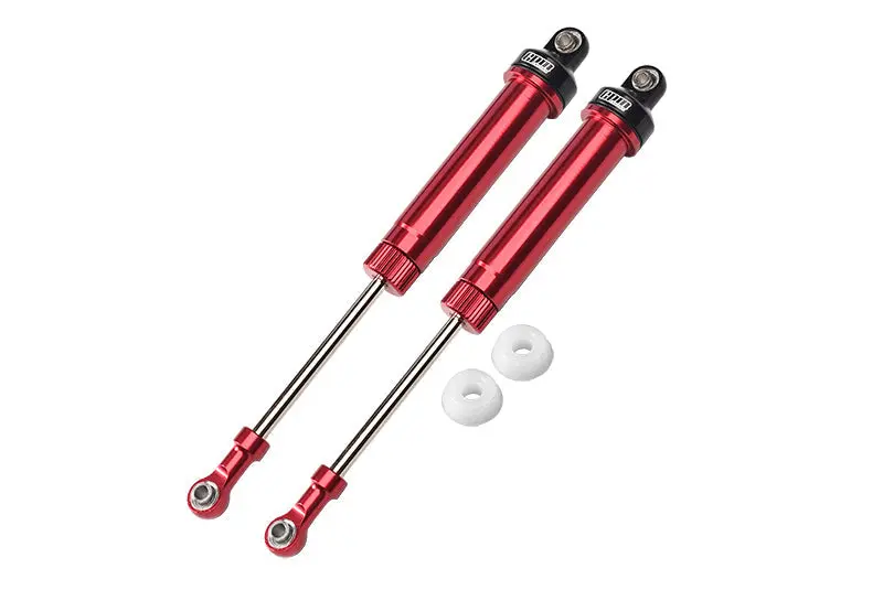 Aluminium 6061-T6 Rear Internal Dampers (140Mm) For Losi 1/10 Hammer Rey U4 Rock Racer-Los03030 Upgrades - Red 1