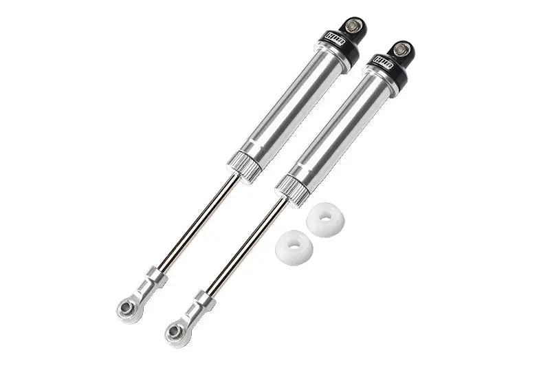Aluminium 6061-T6 Rear Internal Dampers (140Mm) For Losi 1/10 Hammer Rey U4 Rock Racer-Los03030 Upgrades - Silver 1