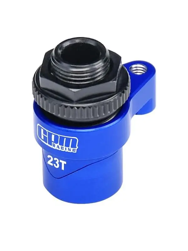 Aluminium 7075 Alloy 23T Servo Saver Set Horn With Built-In Spring For Traxxas 1:16 Mini Maxx 4Wd 107154-1 / Mini Xrt Vxl-3S 108076-1 Monster Truck Upgrades - Blue 1
