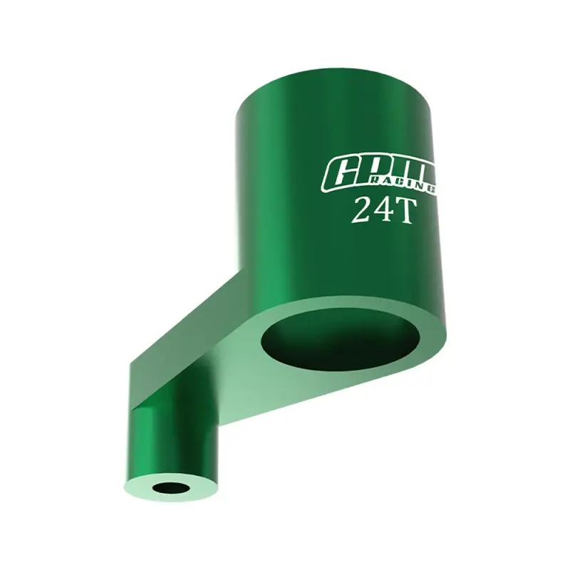 Aluminium 7075 Alloy 24T Servo Arm For Losi 1:24 Micro-B 2Wd Buggy Rtr-Los00007 / 1:28 Micro-T 2S 2Wd Rtr Stadium Truck-Los-1392 Upgrades - Green 1