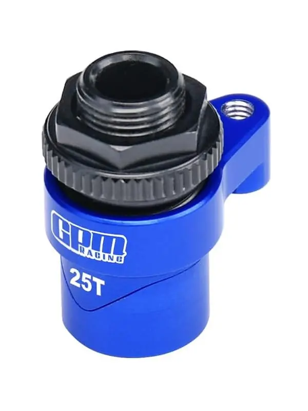 Aluminium 7075 Alloy 25T Servo Saver Set Horn With Built-In Spring For Traxxas 1:16 Mini Maxx 4Wd 107154-1 / Mini Xrt Vxl-3S 108076-1 Monster Truck Upgrades - Blue 1
