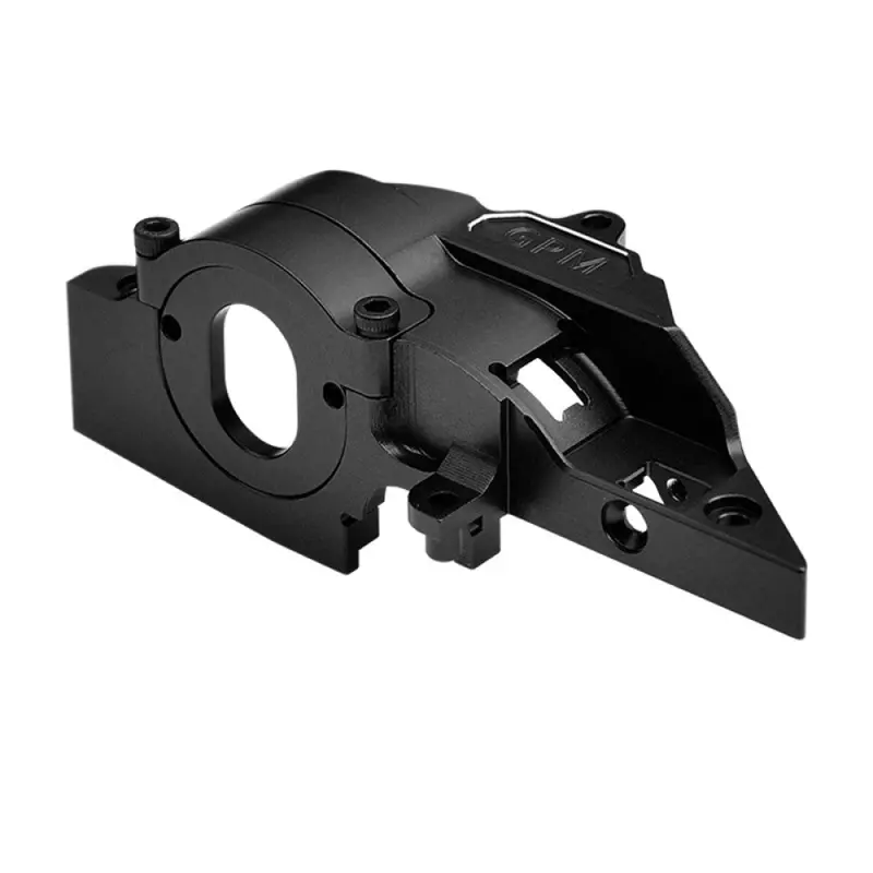Aluminium 7075 Alloy Adjustable Gear Rotation Quick Release Motor Base For Traxxas 1:16 Mini Maxx 4Wd 107154-1 / Mini Xrt Vxl-3S 108076-1 Monster Truck Upgrades - Black 1