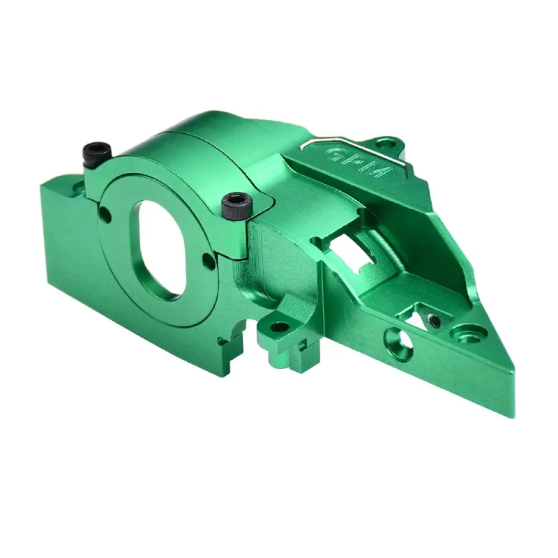 Aluminium 7075 Alloy Adjustable Gear Rotation Quick Release Motor Base For Traxxas 1:16 Mini Maxx 4Wd 107154-1 / Mini Xrt Vxl-3S 108076-1 Monster Truck Upgrades - Green 1