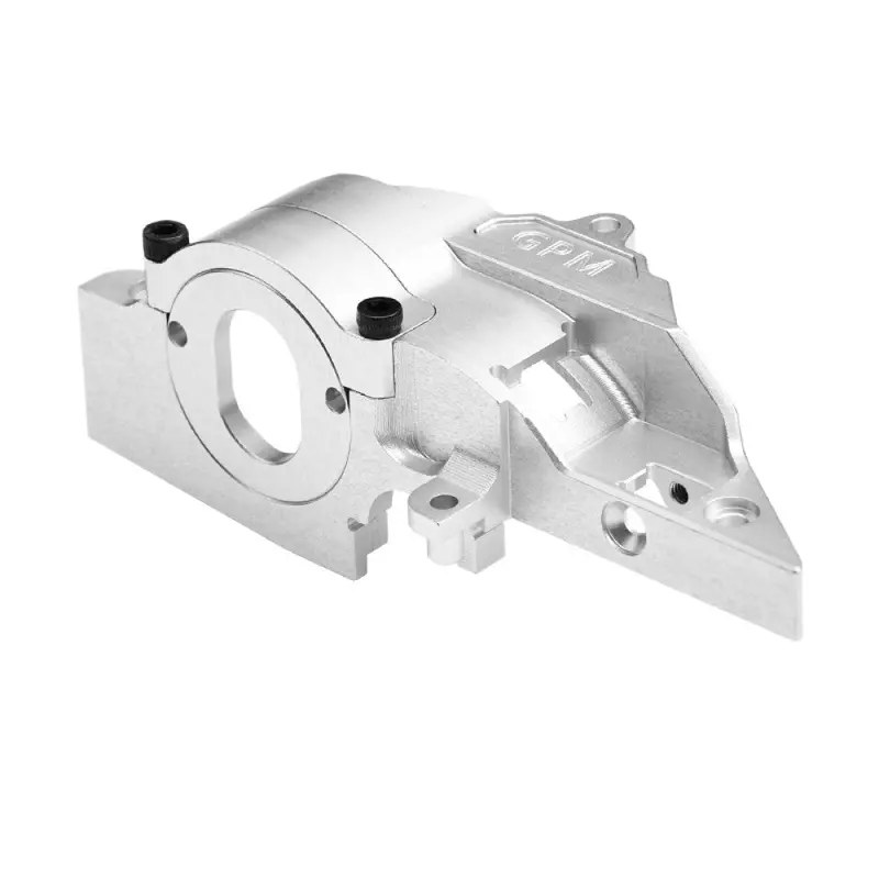 Aluminium 7075 Alloy Adjustable Gear Rotation Quick Release Motor Base For Traxxas 1:16 Mini Maxx 4Wd 107154-1 / Mini Xrt Vxl-3S 108076-1 Monster Truck Upgrades - Silver 1