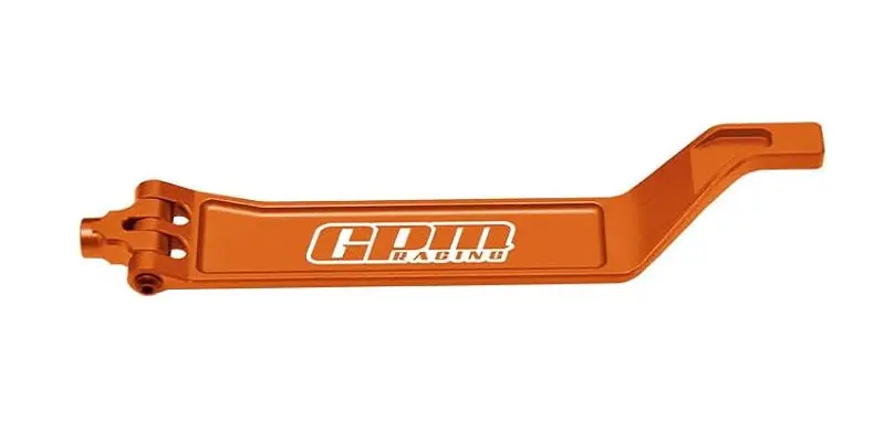 Aluminium 7075 Alloy Alloy Battery Hold-Down Post For Traxxas 1:16 Mini Maxx 4Wd 107154-1 / Mini Xrt Vxl-3S 108076-1 Monster Truck Upgrades - Orange 1