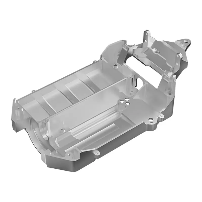 Aluminium 7075 Alloy Chassis Compatible With #10728 And #10728X For Traxxas 1:16 Mini Maxx 4Wd 107154-1 / Mini Xrt Vxl-3S 108076-1 Monster Truck Upgrades - Silver 1