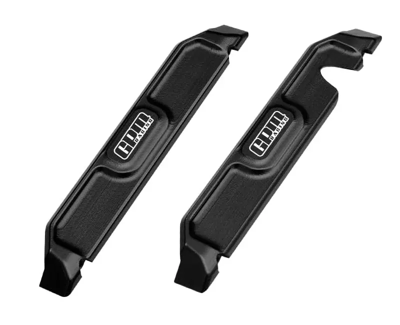 Aluminium 7075 Alloy Chassis Nerf Bars For Traxxas 1:16 Mini Maxx 4Wd 107154-1 / Mini Xrt Vxl-3S 108076-1 Monster Truck Upgrades - Black 1