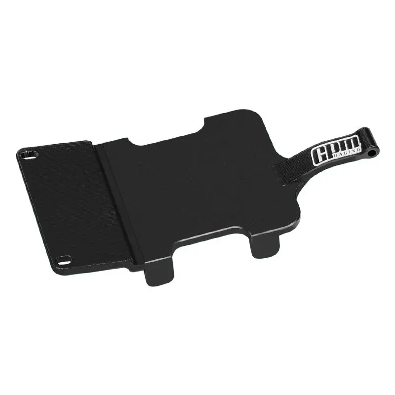 Aluminium 7075 Alloy Electronics And Receiver Mounting Plate For Losi 1:24 Micro-B 2Wd Buggy Rtr-Los00007 / 1:28 Micro-T 2S 2Wd Rtr Stadium Truck-Los-1392 Upgrades - Black 1