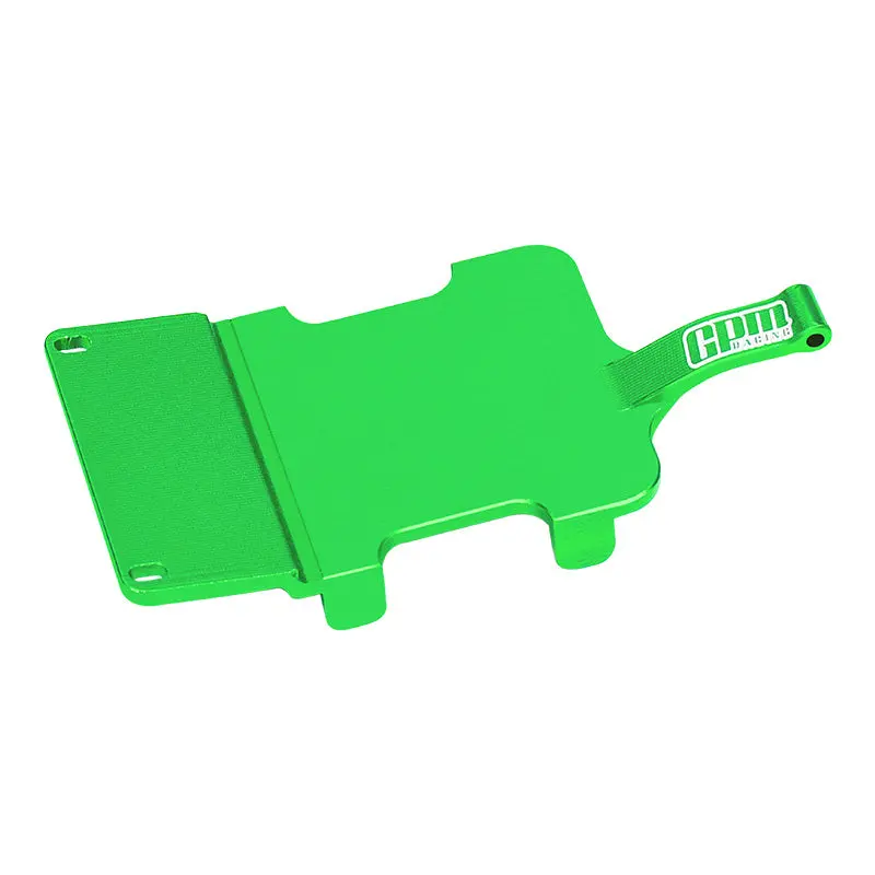 Aluminium 7075 Alloy Electronics And Receiver Mounting Plate For Losi 1:24 Micro-B 2Wd Buggy Rtr-Los00007 / 1:28 Micro-T 2S 2Wd Rtr Stadium Truck-Los-1392 Upgrades - Green 1