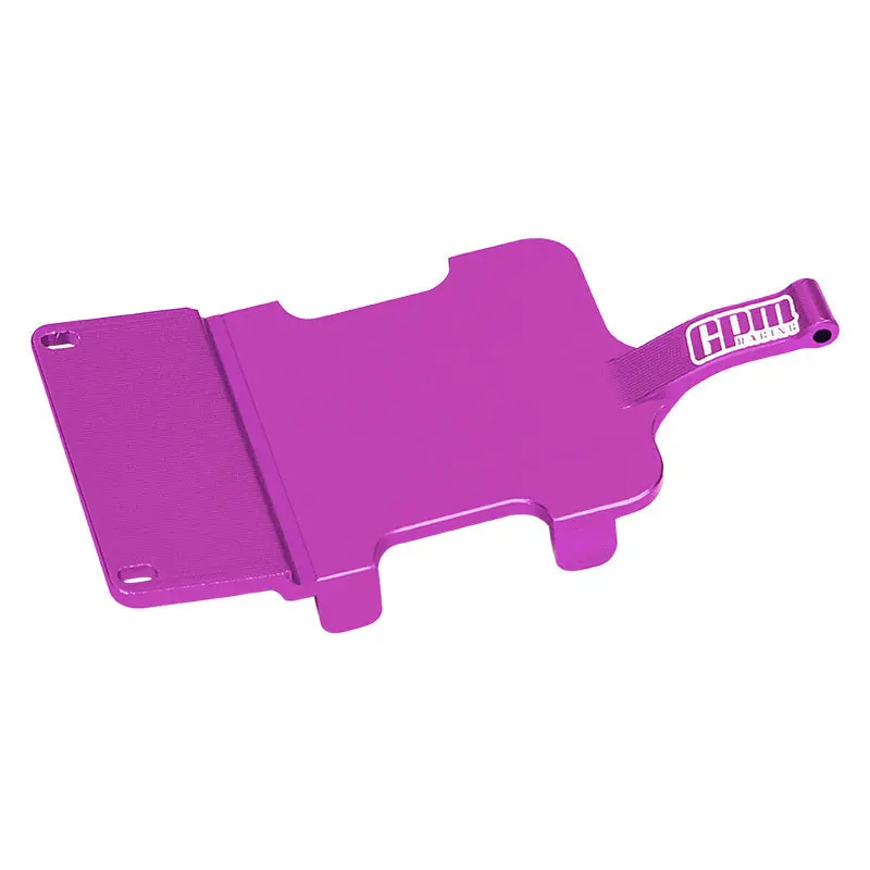 Aluminium 7075 Alloy Electronics And Receiver Mounting Plate For Losi 1:24 Micro-B 2Wd Buggy Rtr-Los00007 / 1:28 Micro-T 2S 2Wd Rtr Stadium Truck-Los-1392 Upgrades - Purple 1