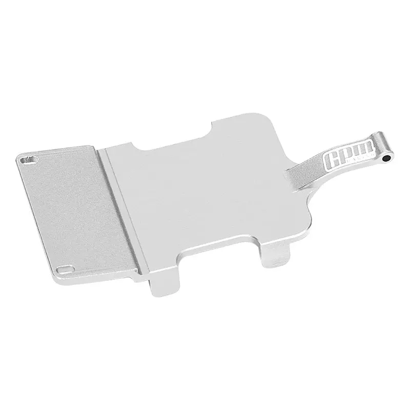 Aluminium 7075 Alloy Electronics And Receiver Mounting Plate For Losi 1:24 Micro-B 2Wd Buggy Rtr-Los00007 / 1:28 Micro-T 2S 2Wd Rtr Stadium Truck-Los-1392 Upgrades - Silver 1