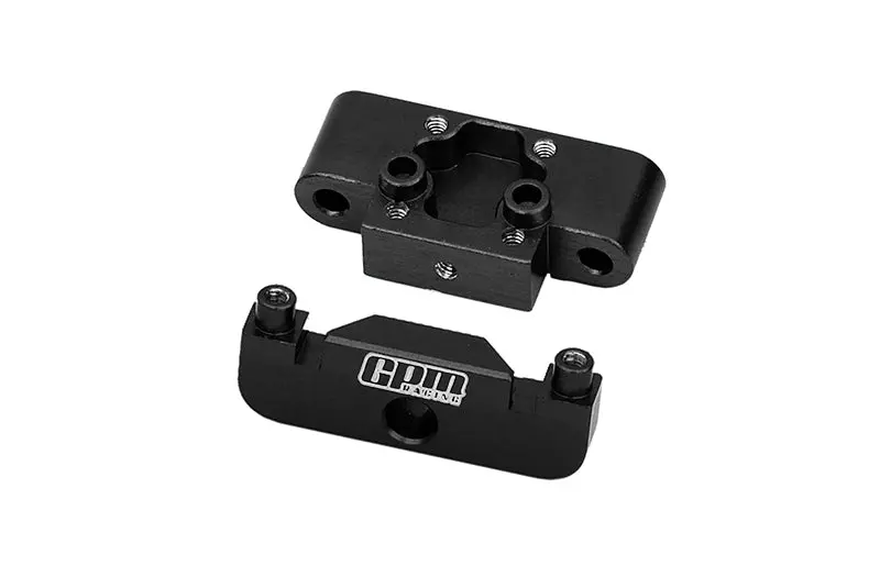 Aluminium 7075 Alloy Front Bulkhead For Losi 1:24 Micro-B 2Wd Buggy Rtr-Los00007 / 1:28 Micro-T 2S 2Wd Rtr Stadium Truck-Los-1392 Upgrades - Black 1