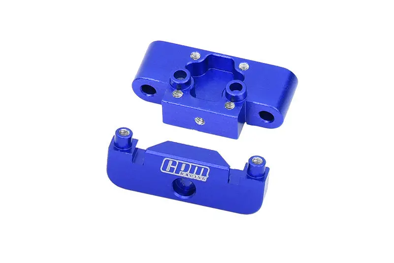 Aluminium 7075 Alloy Front Bulkhead For Losi 1:24 Micro-B 2Wd Buggy Rtr-Los00007 / 1:28 Micro-T 2S 2Wd Rtr Stadium Truck-Los-1392 Upgrades - Blue 1