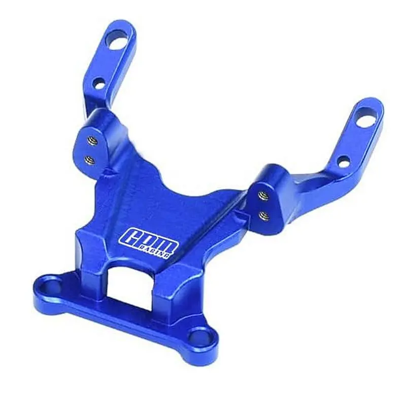 Aluminium 7075 Alloy Front Bulkhead For Losi 1:24 Micro-B 2Wd Buggy Rtr-Los00007 / 1:28 Micro-T 2S 2Wd Rtr Stadium Truck-Los-1392 Upgrades - Blue 1