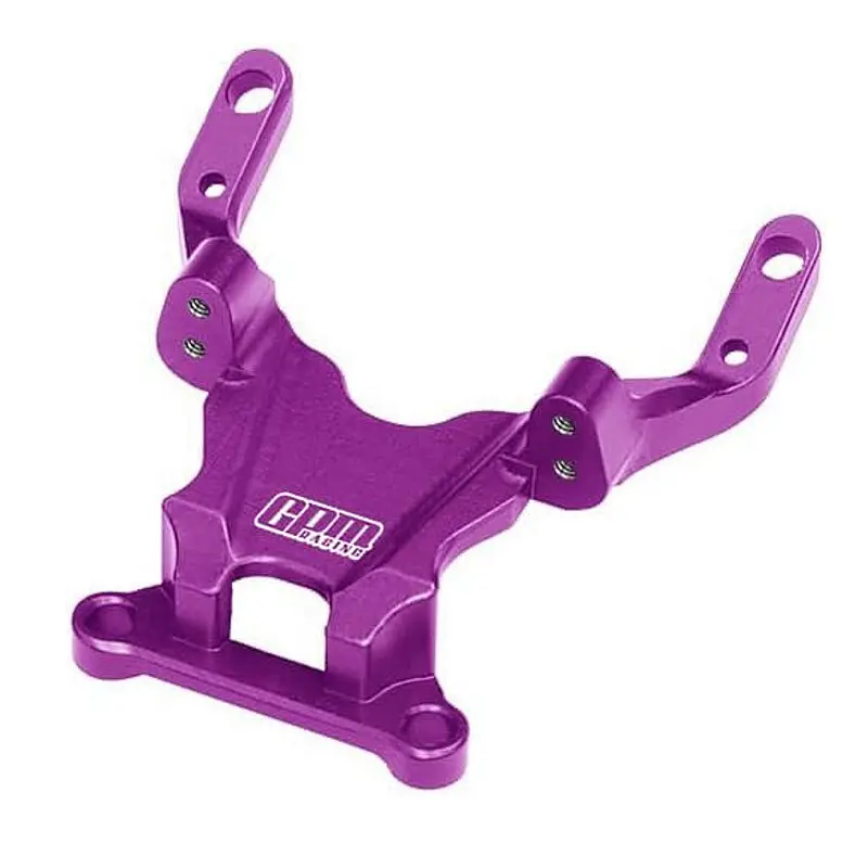 Aluminium 7075 Alloy Front Bulkhead For Losi 1:24 Micro-B 2Wd Buggy Rtr-Los00007 / 1:28 Micro-T 2S 2Wd Rtr Stadium Truck-Los-1392 Upgrades - Purple 1
