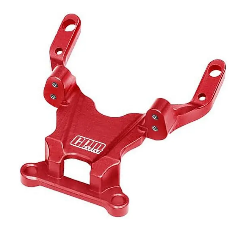 Aluminium 7075 Alloy Front Bulkhead For Losi 1:24 Micro-B 2Wd Buggy Rtr-Los00007 / 1:28 Micro-T 2S 2Wd Rtr Stadium Truck-Los-1392 Upgrades - Red 1