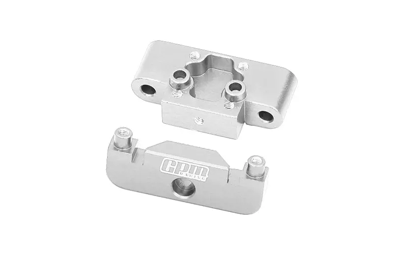 Aluminium 7075 Alloy Front Bulkhead For Losi 1:24 Micro-B 2Wd Buggy Rtr-Los00007 / 1:28 Micro-T 2S 2Wd Rtr Stadium Truck-Los-1392 Upgrades - Silver 1