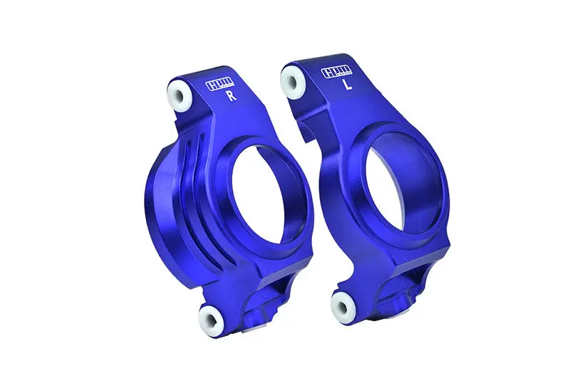 Aluminium 7075 Alloy Front C Hubs For Traxxas 1:5 X Maxx 6S 8S / Xrt 8S / X Maxx Ultimate 8S / Xrt Ultimate 8S Upgrade Parts - Blue 1