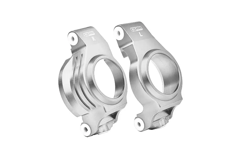 Aluminium 7075 Alloy Front C Hubs For Traxxas 1:5 X Maxx 6S 8S / Xrt 8S / X Maxx Ultimate 8S / Xrt Ultimate 8S Upgrade Parts - Silver 1
