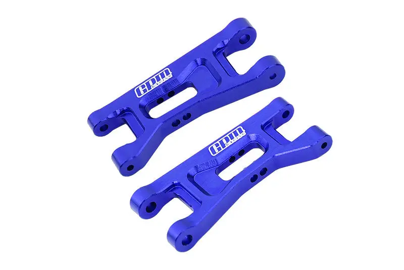 Aluminium 7075 Alloy Front Lower Arms For Losi 1:24 Micro-B 2Wd Buggy Rtr-Los00007 / 1:28 Micro-T 2S 2Wd Rtr Stadium Truck-Los-1392 Upgrades - Blue 1