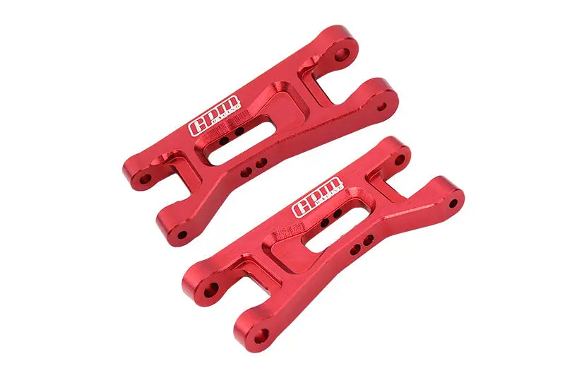 Aluminium 7075 Alloy Front Lower Arms For Losi 1:24 Micro-B 2Wd Buggy Rtr-Los00007 / 1:28 Micro-T 2S 2Wd Rtr Stadium Truck-Los-1392 Upgrades - Red 1