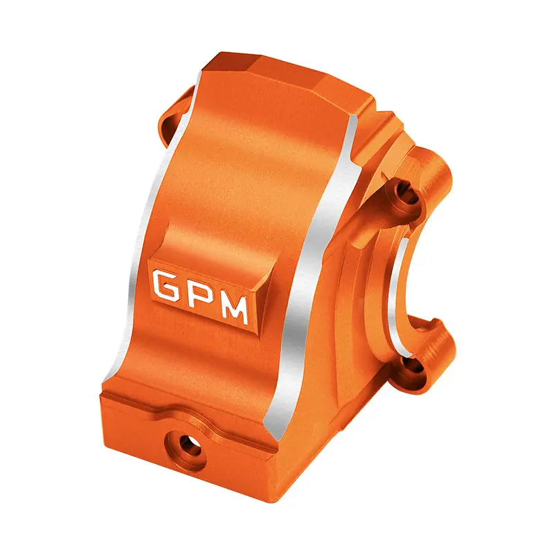 Aluminium 7075 Alloy Front Or Rear Differential Housing For Traxxas 1:5 X Maxx 6S / X Maxx 8S / Xrt 8S / X Maxx Ultimate 8S / Xrt Ultimate 8S / 1:6 Sand Car 8S Upgrades - Orange 1