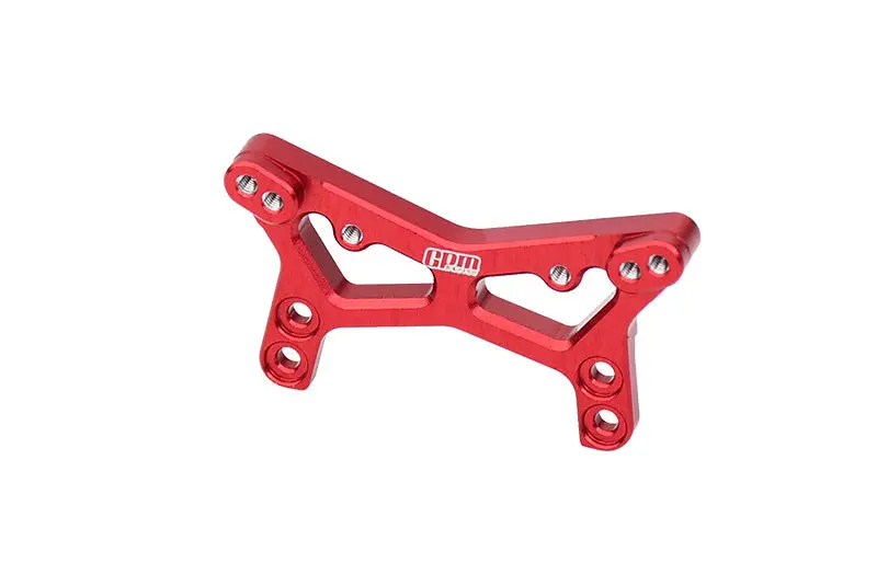 Aluminium 7075 Alloy Front Shock Tower For Losi 1:24 Micro-B 2Wd Buggy Rtr-Los00007 / 1:28 Micro-T 2S 2Wd Rtr Stadium Truck-Los-1392 Upgrades - Red 1
