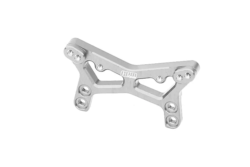 Aluminium 7075 Alloy Front Shock Tower For Losi 1:24 Micro-B 2Wd Buggy Rtr-Los00007 / 1:28 Micro-T 2S 2Wd Rtr Stadium Truck-Los-1392 Upgrades - Silver 1
