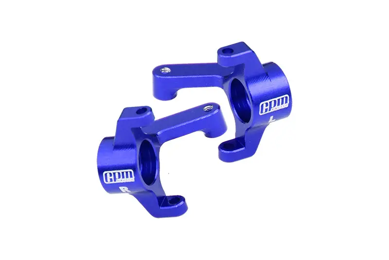 Aluminium 7075 Alloy Front Spindles For Losi 1:24 Micro-B 2Wd Buggy Rtr-Los00007 / 1:28 Micro-T 2S 2Wd Rtr Stadium Truck-Los-1392 Upgrades - Blue 1