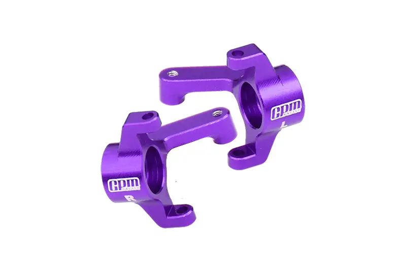 Aluminium 7075 Alloy Front Spindles For Losi 1:24 Micro-B 2Wd Buggy Rtr-Los00007 / 1:28 Micro-T 2S 2Wd Rtr Stadium Truck-Los-1392 Upgrades - Purple 1