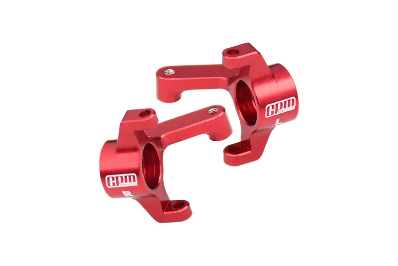 Aluminium 7075 Alloy Front Spindles For Losi 1:24 Micro-B 2Wd Buggy Rtr-Los00007 / 1:28 Micro-T 2S 2Wd Rtr Stadium Truck-Los-1392 Upgrades - Red 1