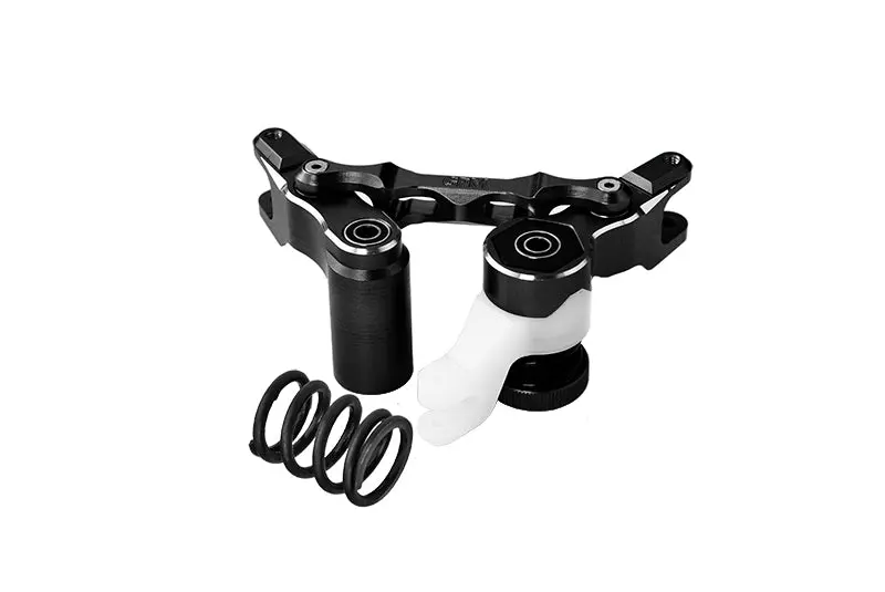 Aluminium 7075 Alloy Front Steering Assembly For Traxxas 1:5 Xrt 8S Monster Truck 78086-4 / 1:6 Funco Pro Scale 2Wd Sand Car 8S-109076-4 Upgrades - Black 1