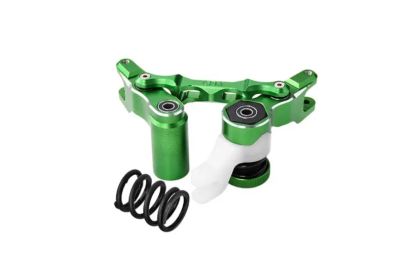 Aluminium 7075 Alloy Front Steering Assembly For Traxxas 1:5 Xrt 8S Monster Truck 78086-4 / 1:6 Funco Pro Scale 2Wd Sand Car 8S-109076-4 Upgrades - Green 1
