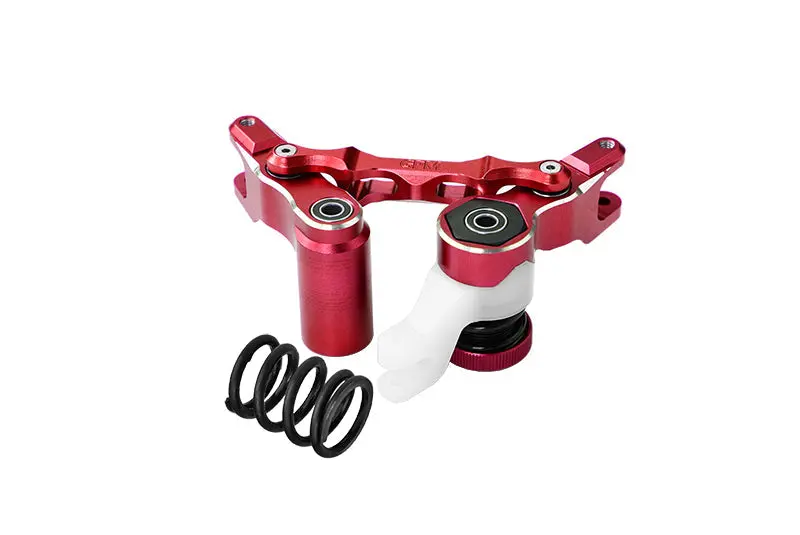 Aluminium 7075 Alloy Front Steering Assembly For Traxxas 1:5 Xrt 8S Monster Truck 78086-4 / 1:6 Funco Pro Scale 2Wd Sand Car 8S-109076-4 Upgrades - Red 1