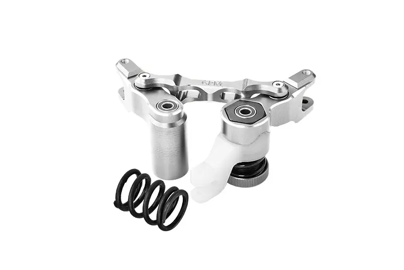Aluminium 7075 Alloy Front Steering Assembly For Traxxas 1:5 Xrt 8S Monster Truck 78086-4 / 1:6 Funco Pro Scale 2Wd Sand Car 8S-109076-4 Upgrades - Silver 1
