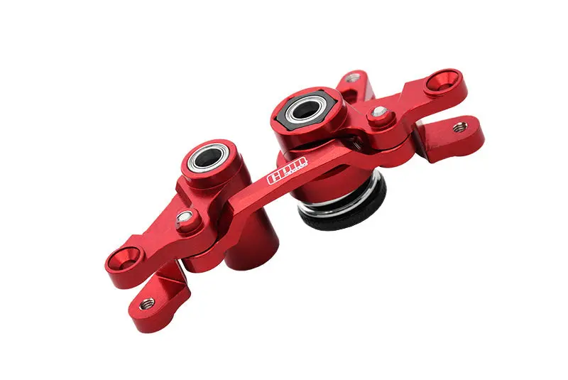 Aluminium 7075 Alloy Front Steering Assembly For Traxxas 1:7 Xo-01 / 1:10 Rustler / Hoss / Slash / Ford F-150 / Drag Slash / Ford Fiesta / Stampede / Bandit Upgrade Parts - Red 1