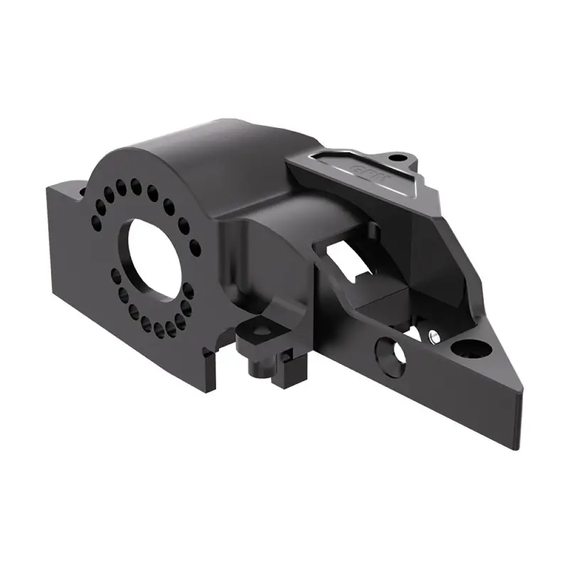 Aluminium 7075 Alloy Integrated Motor Base (Original) For Traxxas 1:16 Mini Maxx 4Wd 107154-1 / Mini Xrt Vxl-3S 108076-1 Monster Truck Upgrades - Black 1