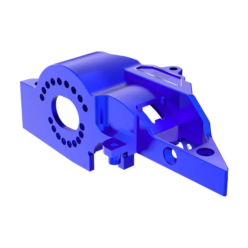 Aluminium 7075 Alloy Integrated Motor Base (Original) For Traxxas 1:16 Mini Maxx 4Wd 107154-1 / Mini Xrt Vxl-3S 108076-1 Monster Truck Upgrades - Blue 1