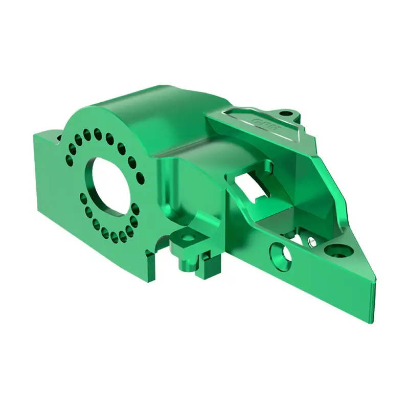 Aluminium 7075 Alloy Integrated Motor Base (Original) For Traxxas 1:16 Mini Maxx 4Wd 107154-1 / Mini Xrt Vxl-3S 108076-1 Monster Truck Upgrades - Green 1
