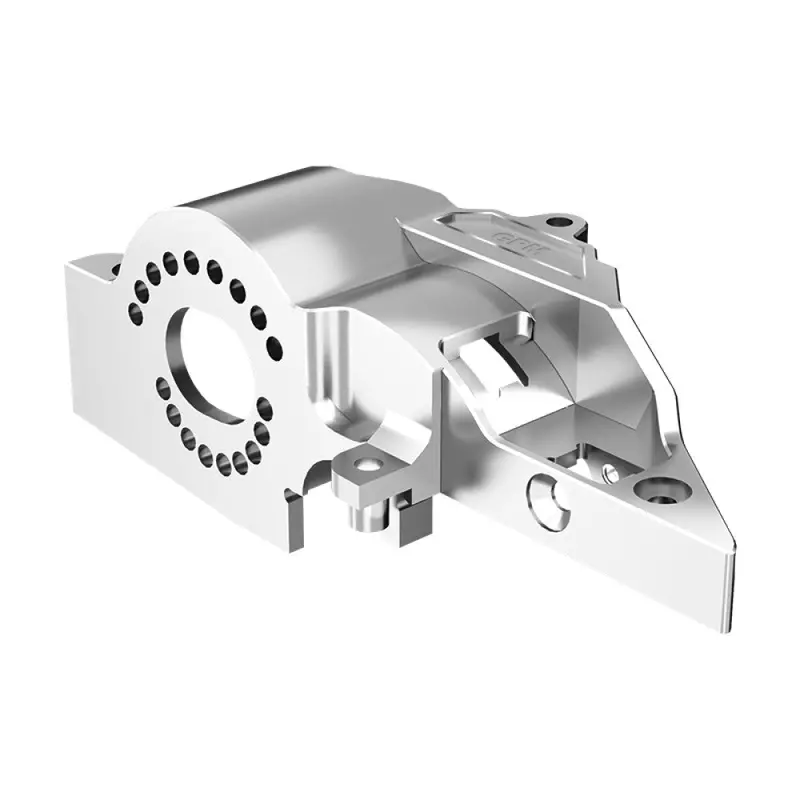 Aluminium 7075 Alloy Integrated Motor Base (Original) For Traxxas 1:16 Mini Maxx 4Wd 107154-1 / Mini Xrt Vxl-3S 108076-1 Monster Truck Upgrades - Silver 1