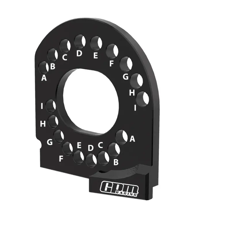 Aluminium 7075 Alloy Motor Mount Plate Strengthen For Traxxas 1:16 Mini Maxx 4Wd 107154-1 / Mini Xrt Vxl-3S 108076-1 Monster Truck Upgrades - Black 1
