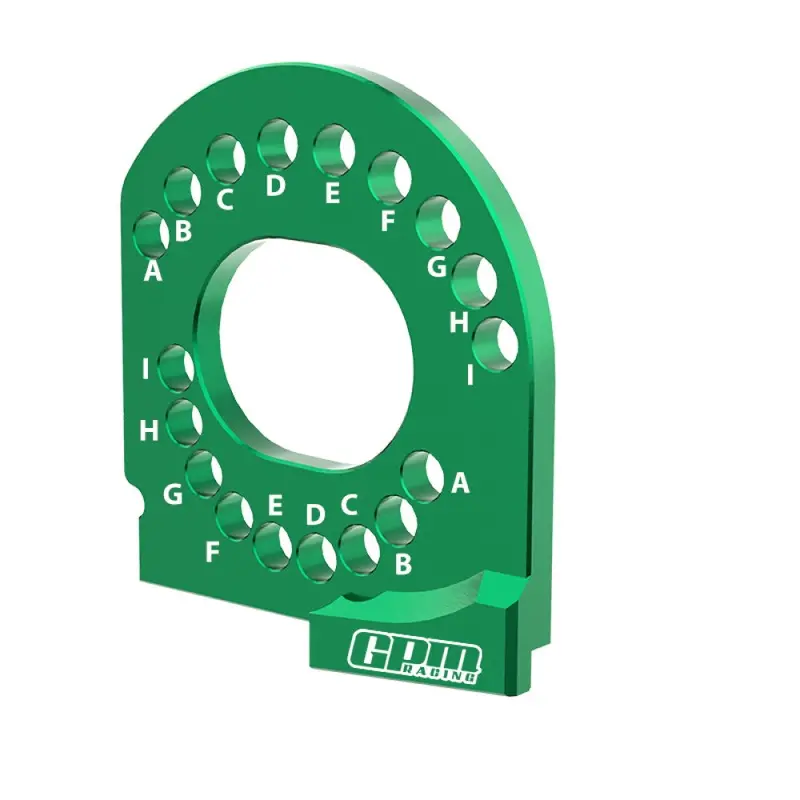 Aluminium 7075 Alloy Motor Mount Plate Strengthen For Traxxas 1:16 Mini Maxx 4Wd 107154-1 / Mini Xrt Vxl-3S 108076-1 Monster Truck Upgrades - Green 1
