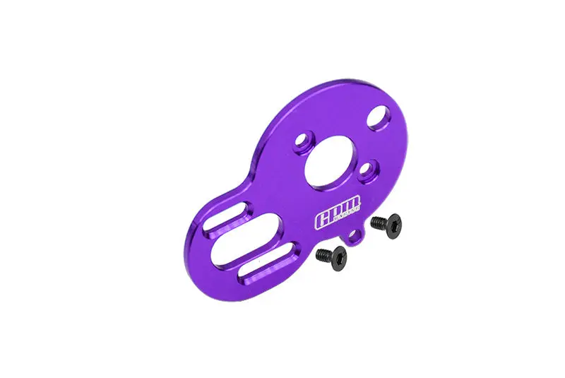 Aluminium 7075 Alloy Motor Plate For Losi 1:24 Micro-B 2Wd Buggy Rtr-Los00007 / 1:28 Micro-T 2S 2Wd Rtr Stadium Truck-Los-1392 Upgrades - Purple 1