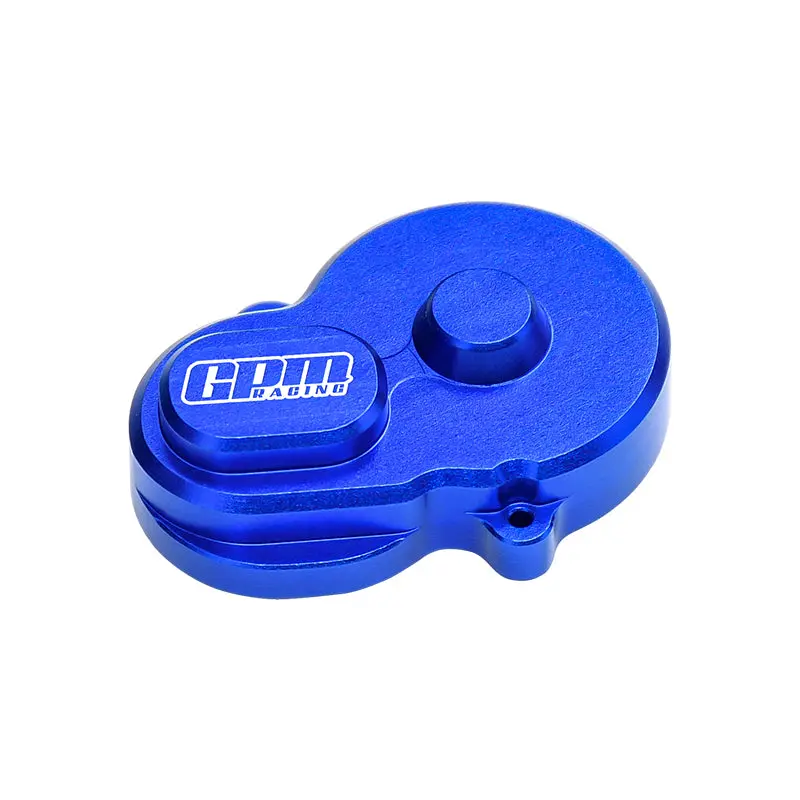 Aluminium 7075 Alloy Rear Main Gear Cover (Use With Gpm Optional Motor Plate) For Losi 1:24 Micro-B 2Wd Buggy Rtr-Los00007 / 1:28 Micro-T 2S 2Wd Rtr Stadium Truck-Los-1392 Upgrades - Blue 1