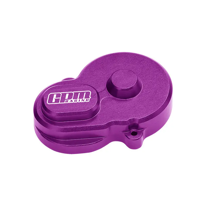 Aluminium 7075 Alloy Rear Main Gear Cover (Use With Gpm Optional Motor Plate) For Losi 1:24 Micro-B 2Wd Buggy Rtr-Los00007 / 1:28 Micro-T 2S 2Wd Rtr Stadium Truck-Los-1392 Upgrades - Purple 1